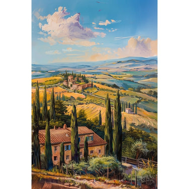 Canvas of Tuscany Landscape